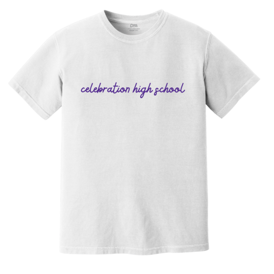 CHS Cursive Heavyweight Tee