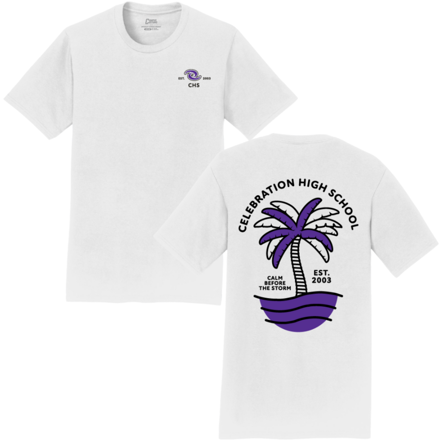 Celebration High School Palm Tree Tee