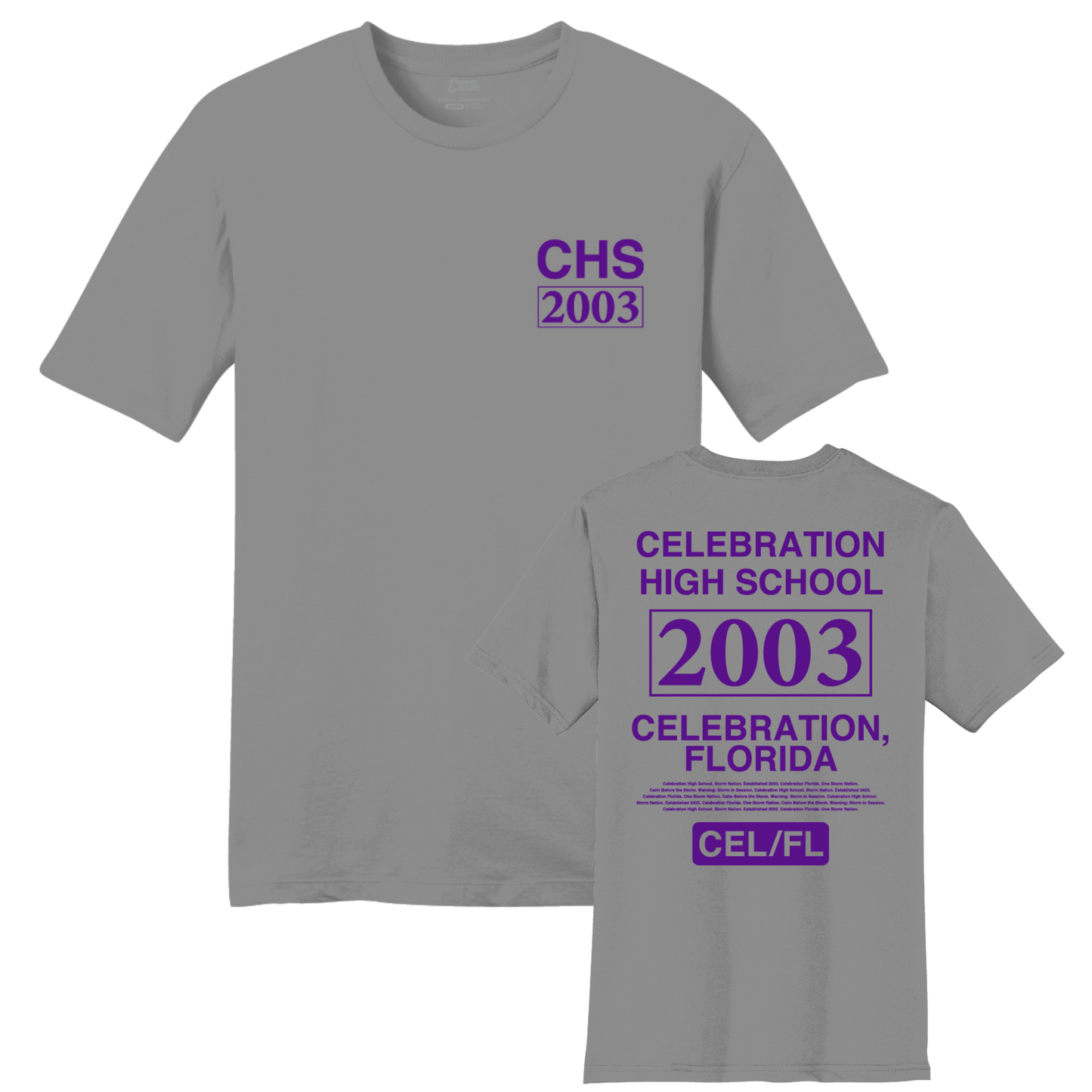 Celebration High School CHS Landmark T-Shirt