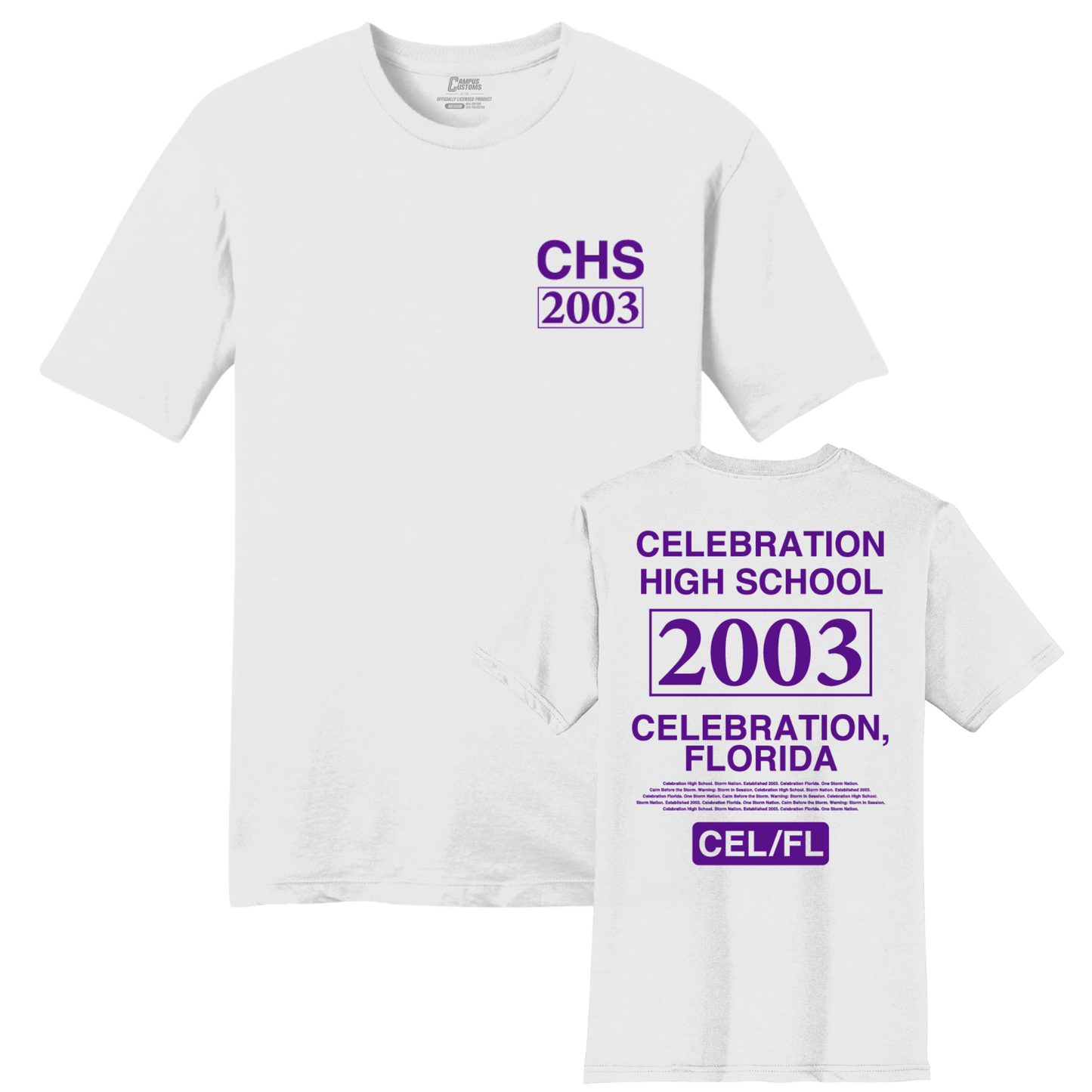 Celebration High School CHS Landmark T-Shirt