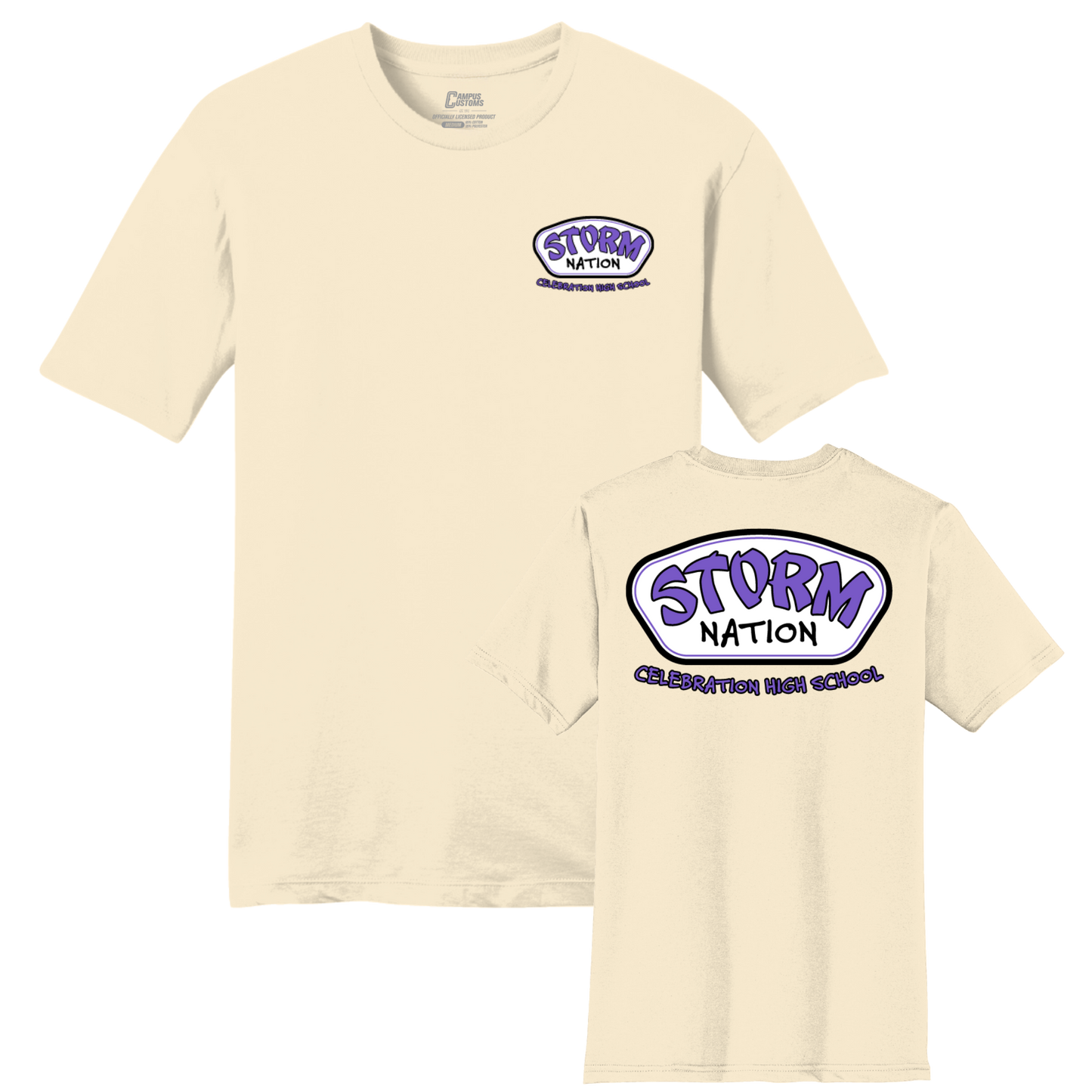 Celebration High School Storm Nation Heavyweight T-Shirt