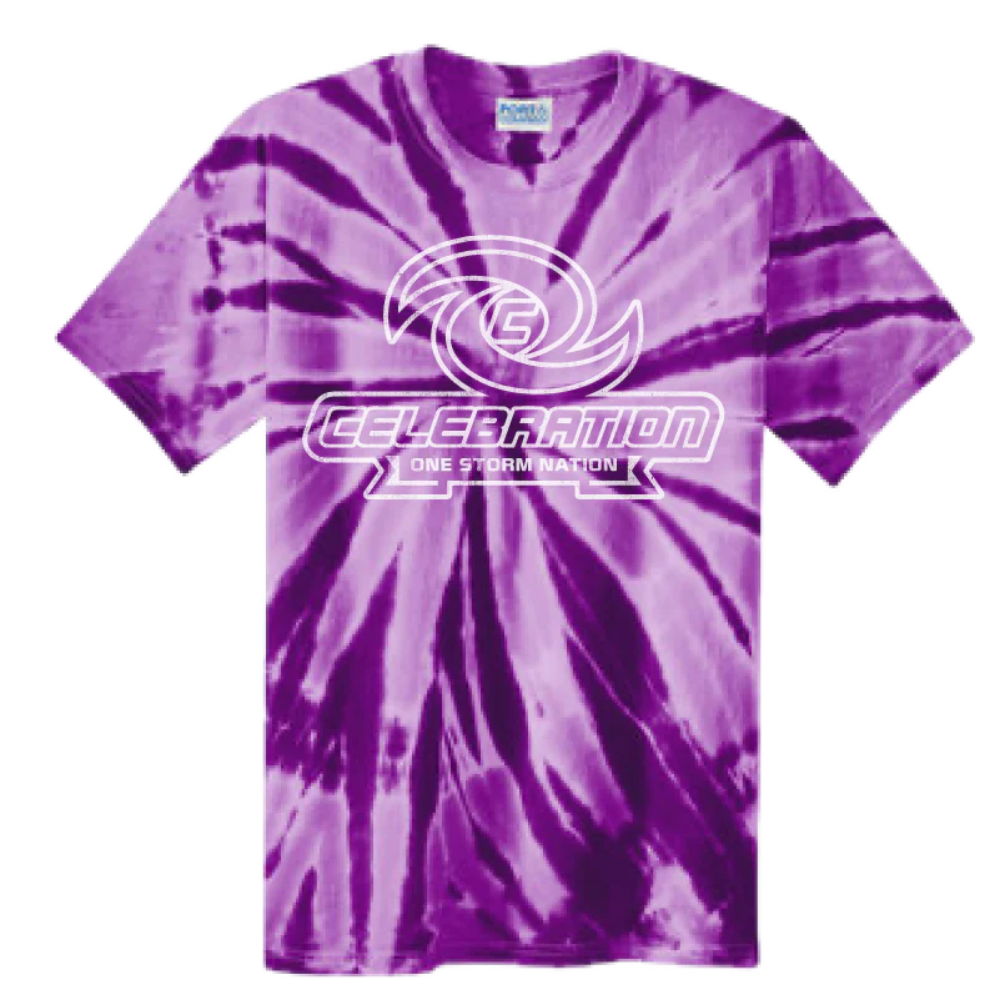 One Storm Nation Purple Tie Dye Tee