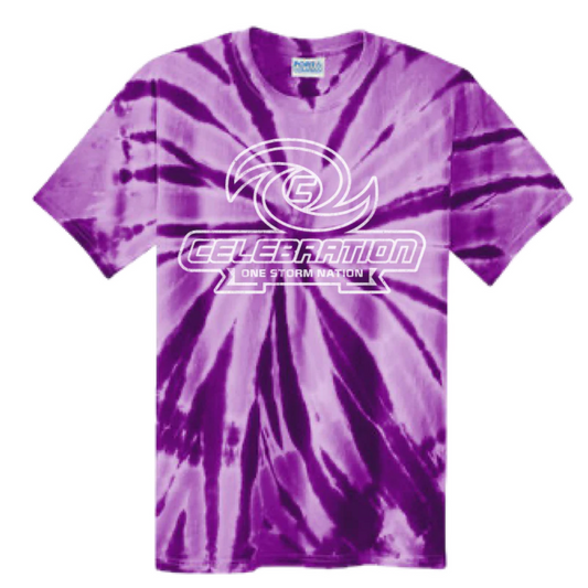 One Storm Nation Purple Tie Dye Tee