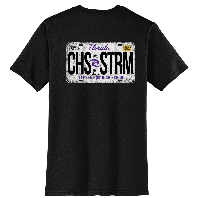 Celebration High School License Plate T-Shirt