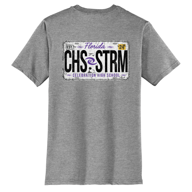 Celebration High School License Plate T-Shirt