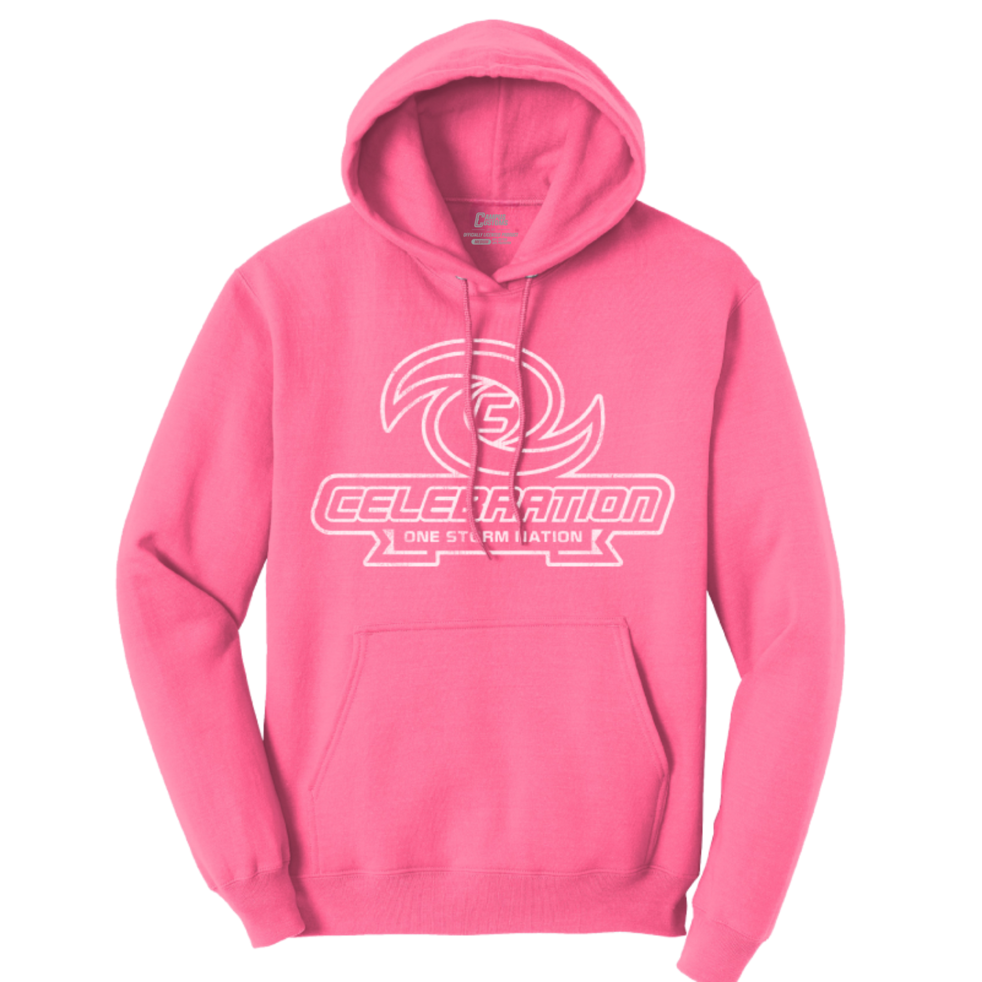 Celebration High School Pink One Storm Nation Hoodie