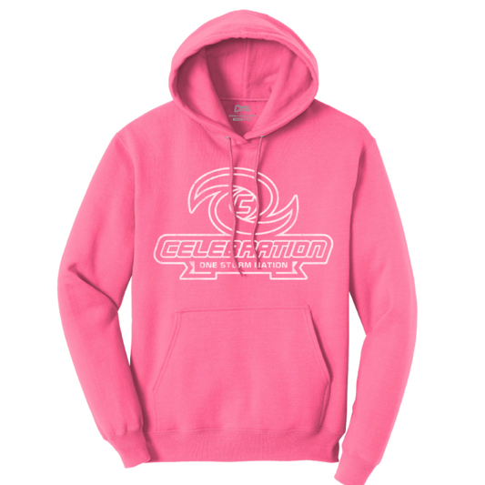Celebration High School Pink One Storm Nation Hoodie